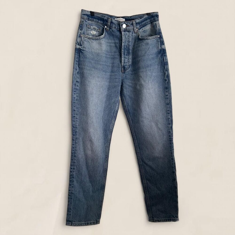 Anine Bing Sonya Jeans Light Wash Straight Leg Size 28 | Minimalist